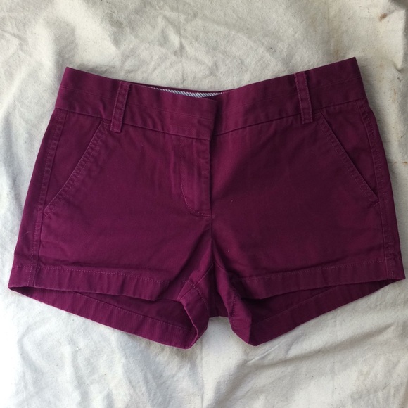 J. Crew Pants - JCrew Purple Preppy Shorts Sz 0